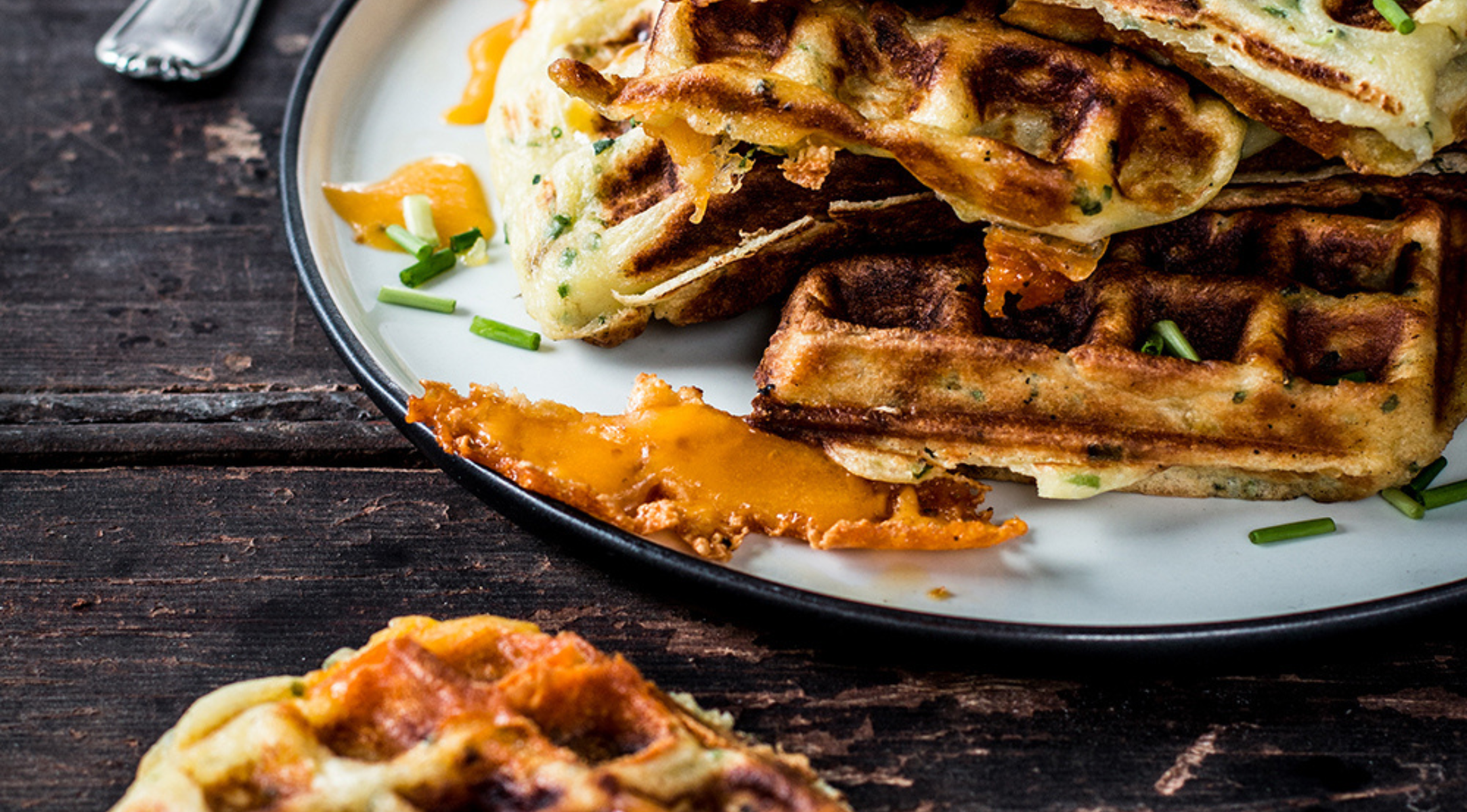 Filled Potato Waffles