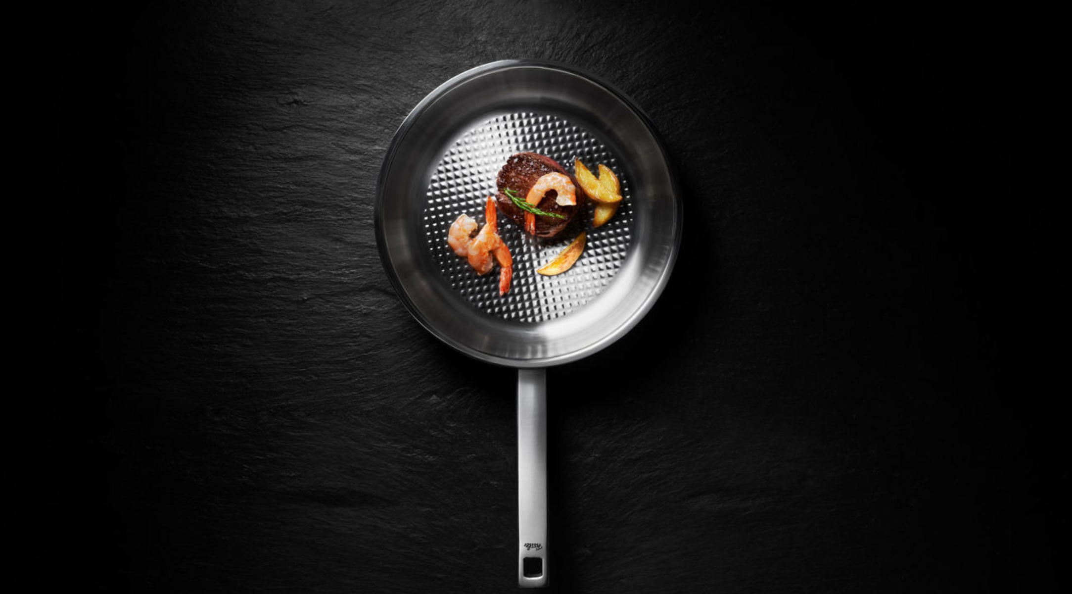 Surf and Turf with Crispy Potato Wedges