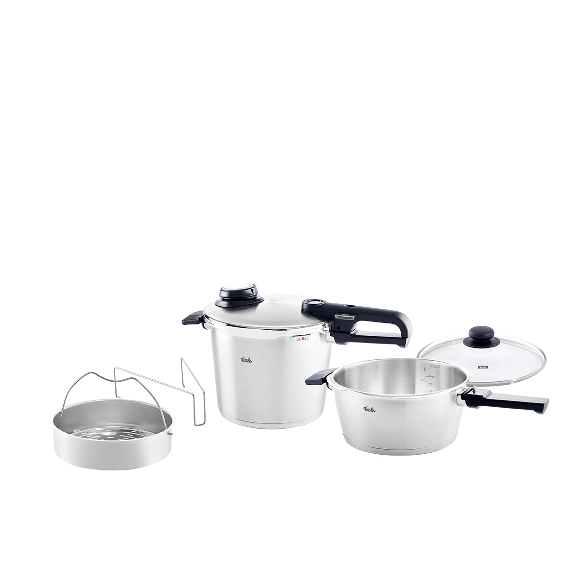 Vitavit® Premium Pressure Cooker Set, 3.7 Quart & 6.3 Quart | Fissler