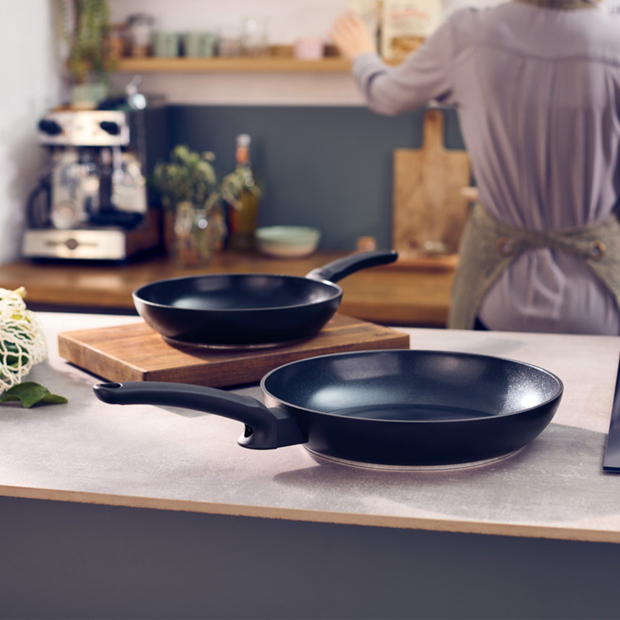 Ceratal Evo Classic Ceramic Non-Stick Frying Pan 2 Piece Set, 9.5
