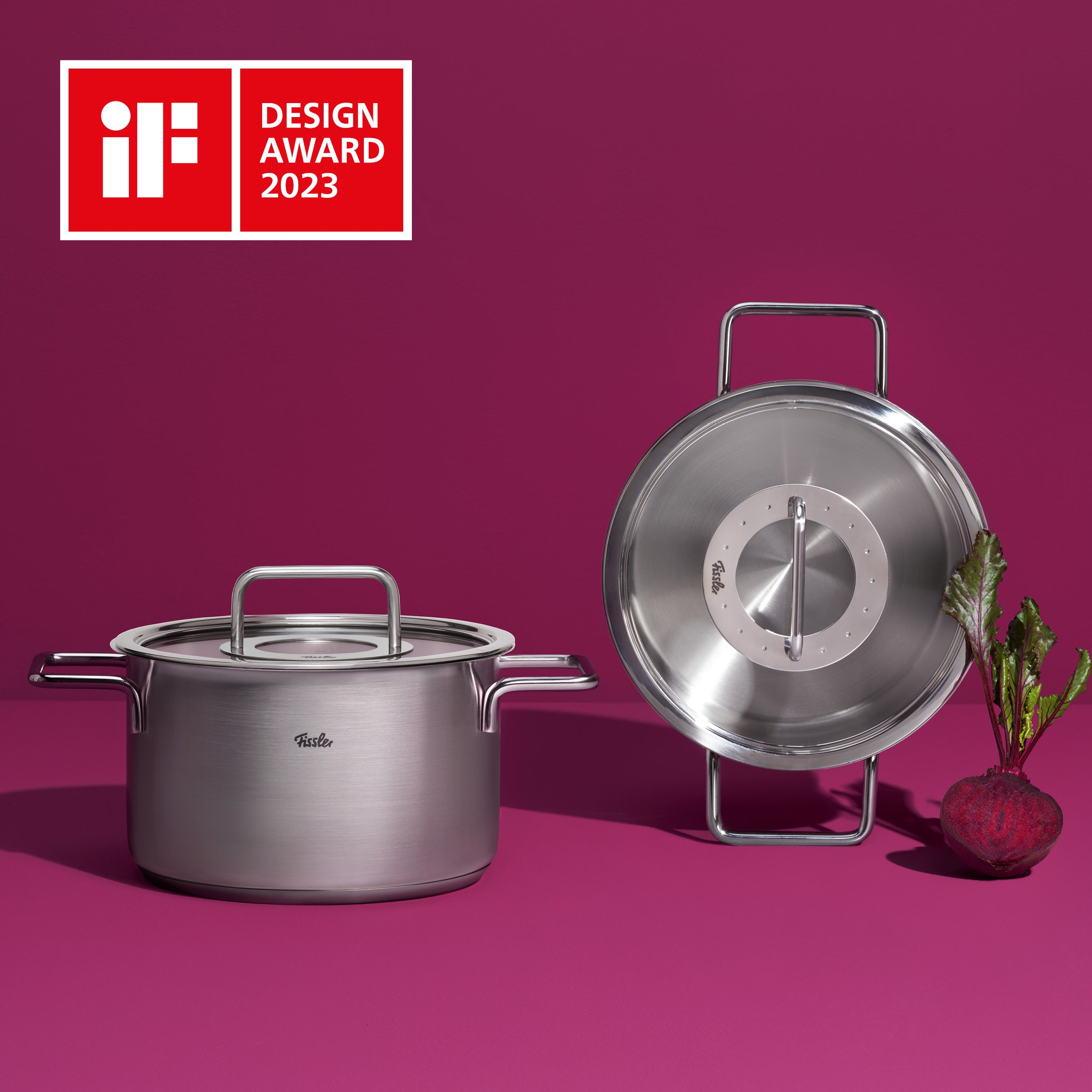 Pure Collection Stock Pot with Glass Lid | Fissler