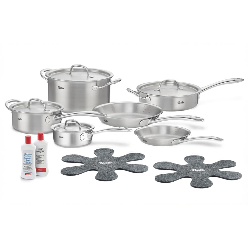 M5 Pro-Ply 10 Piece + Stainless Cleaner & Care & Pan Protector