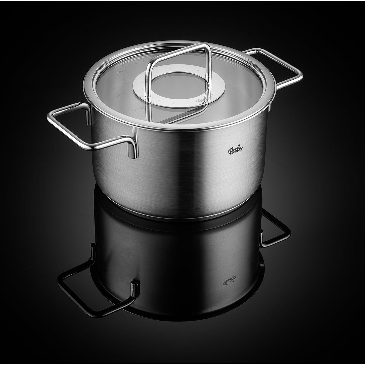 Pure Collection Stock Pot with Glass Lid